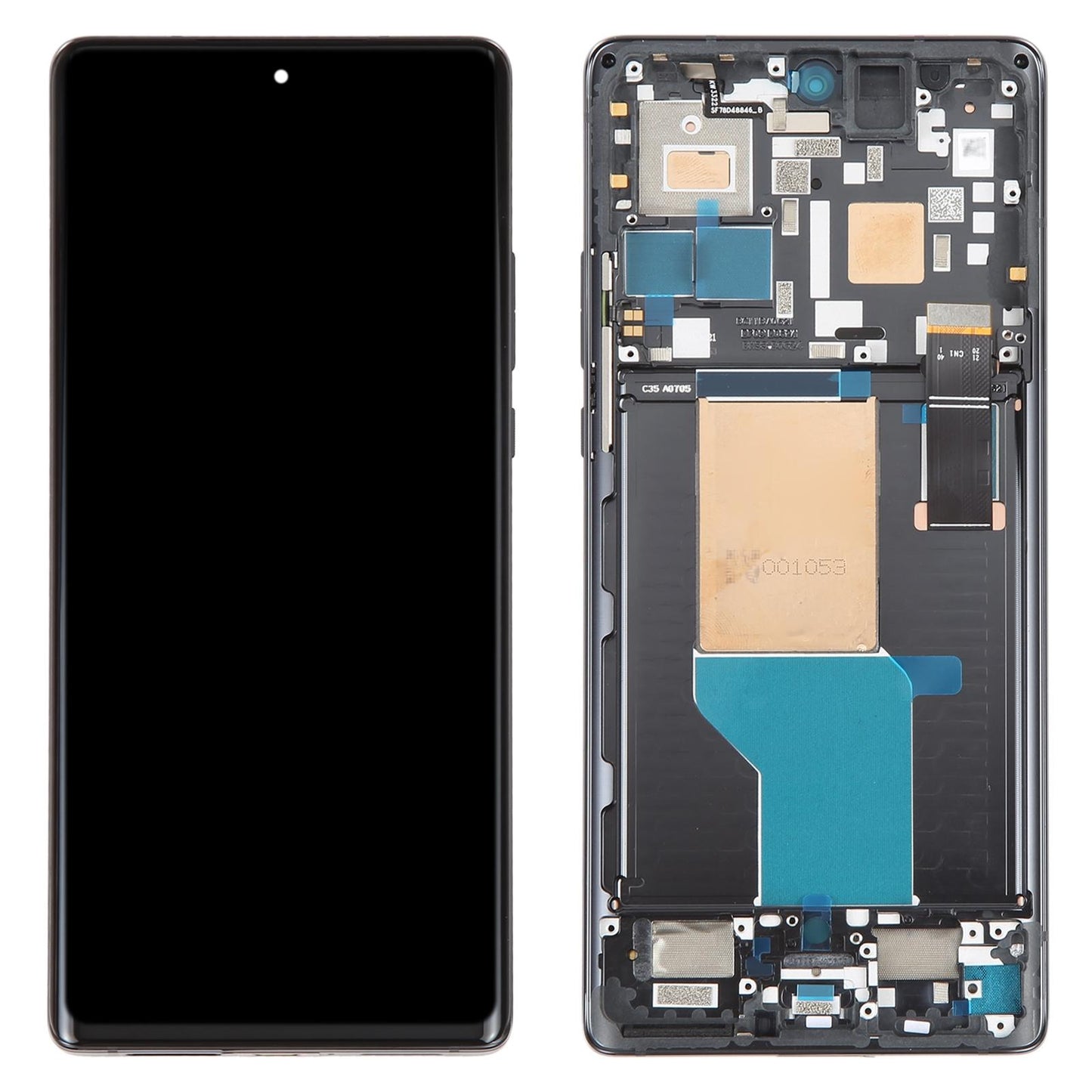 Display unit pOLED voor Motorola Moto Edge 30 Ultra