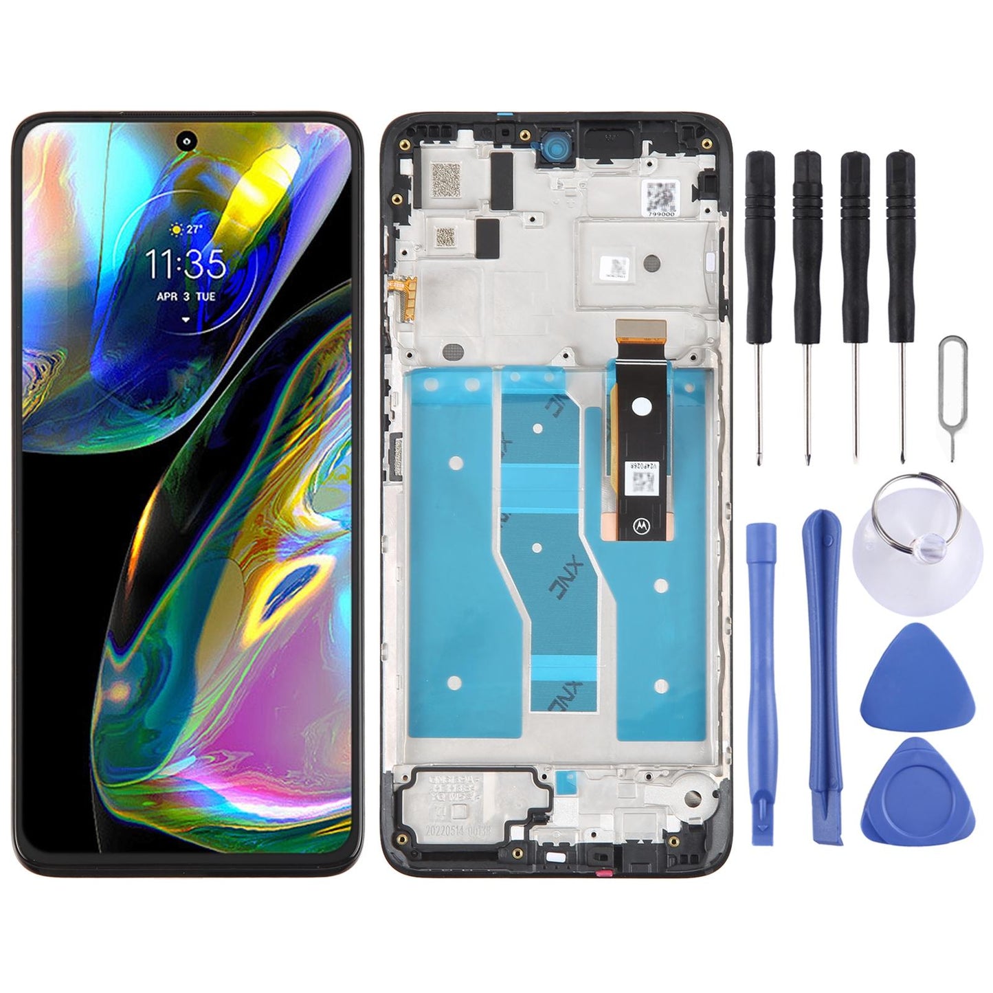 Display unit AMOLED voor Motorola Moto G82