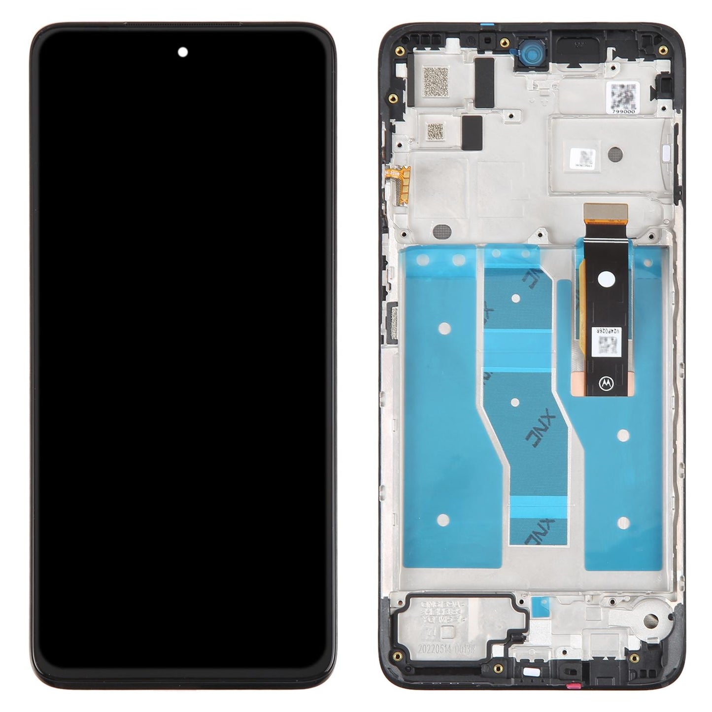 Display unit AMOLED voor Motorola Moto G82