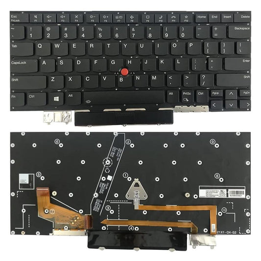 Laptoptoetsenbord met verlichting voor Lenovo ThinkPad X1 Carbon 2021 (US-indeling)