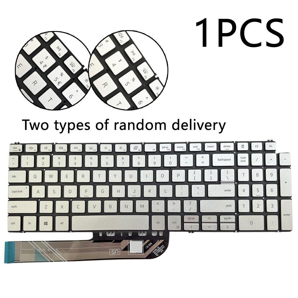 Laptoptoetsenbord met verlichting voor Dell Inspiron 15 7590 / 7791 / 5584 (US-indeling, zilver)