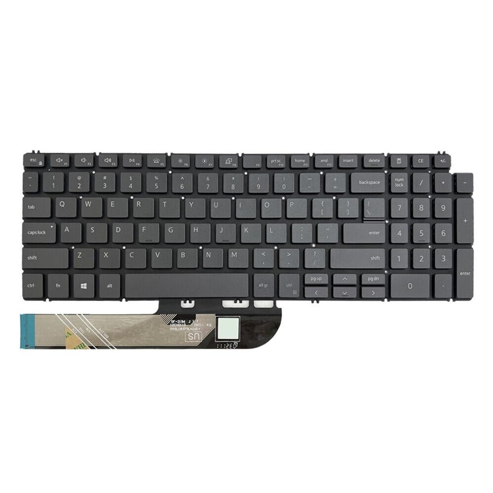 Laptoptoetsenbord met verlichting US-indeling voor Dell Inspiron 15 7590 / 7591 / 7791 (zwart)