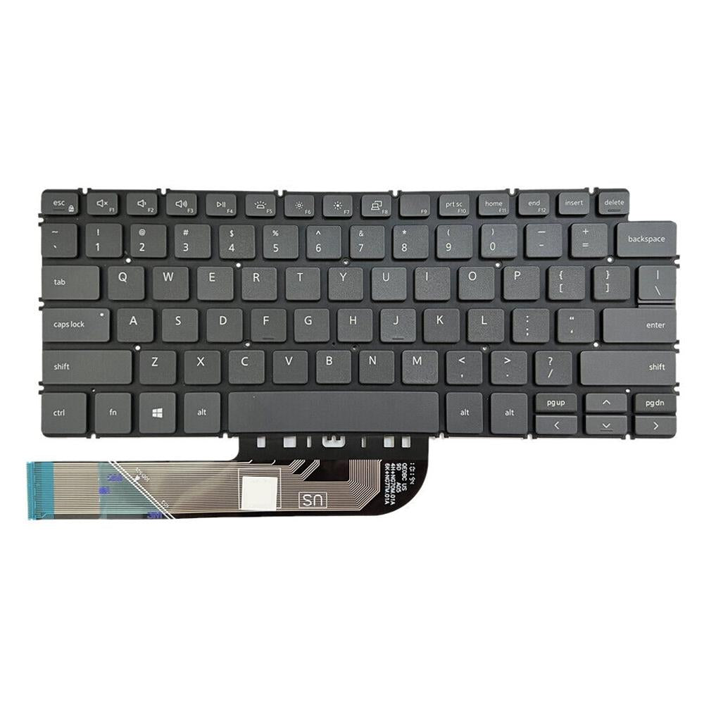 Laptoptoetsenbord met verlichting US-indeling voor Dell Inspiron 7490 / Vostro 5390 (zwart)