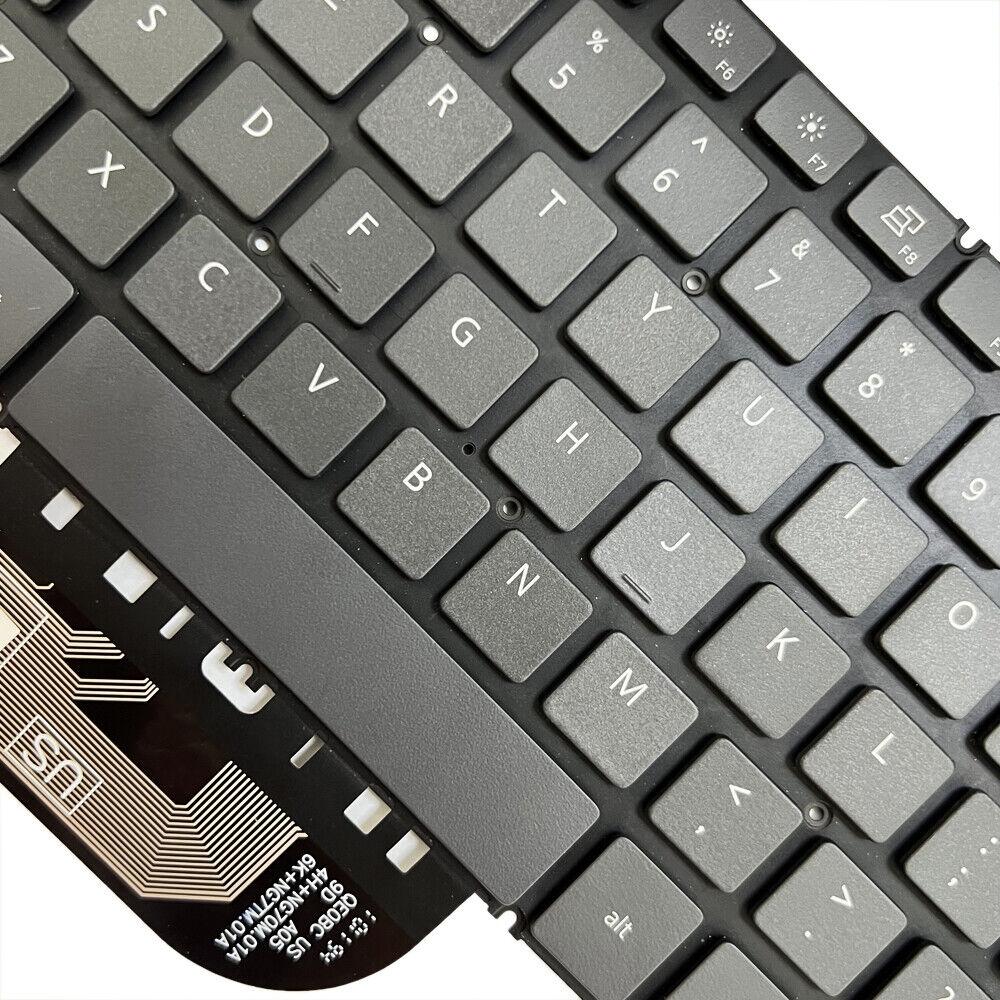 Laptoptoetsenbord met verlichting US-indeling voor Dell Inspiron 7490 / Vostro 5390 (zwart)