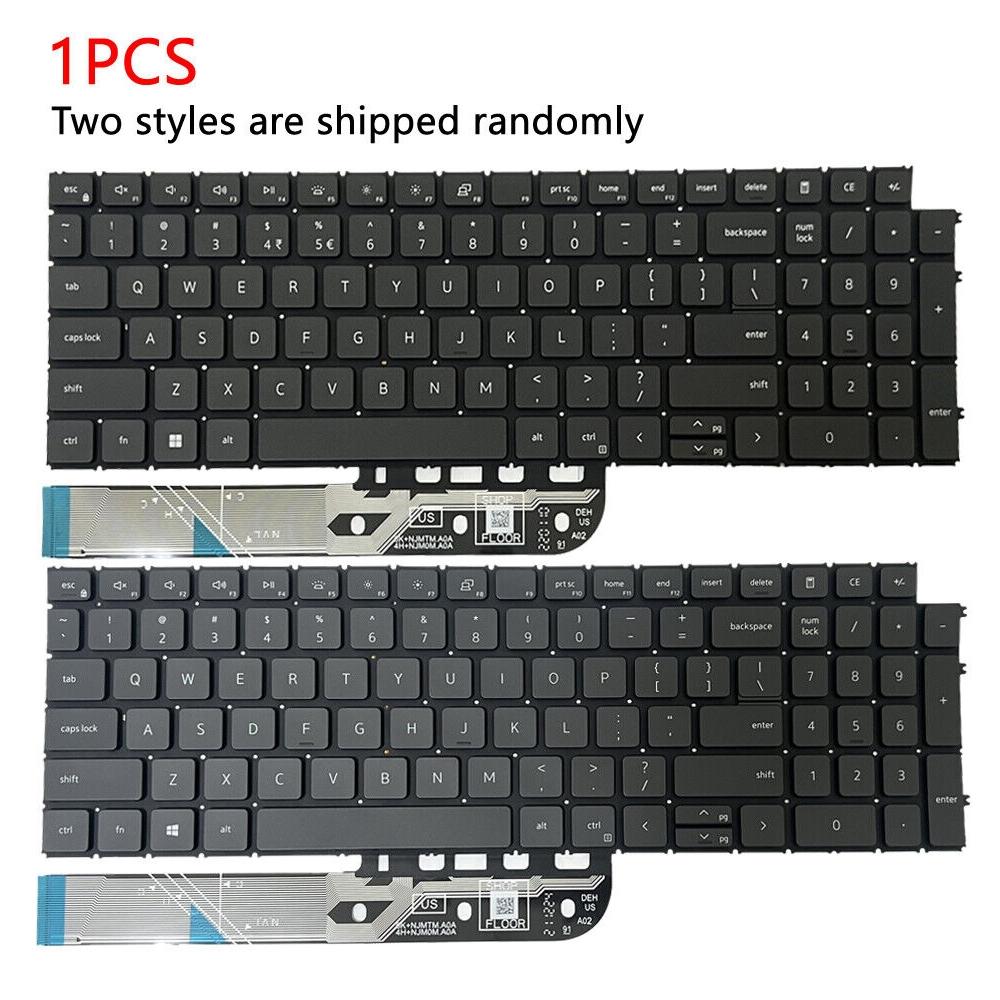 Laptoptoetsenbord met verlichting US-indeling voor Dell Inspiron 15-3511 / 3515 / 5510 / 7510 en 16-7610 (zwart)