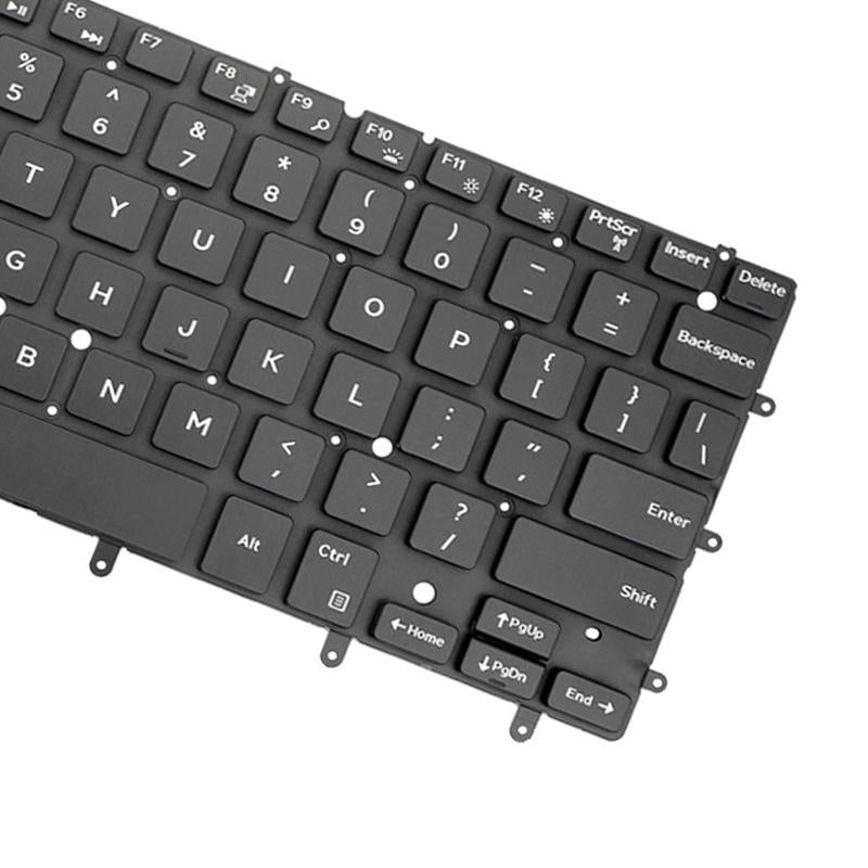 Laptoptoetsenbord met verlichting US-indeling voor Dell XPS 13 9343 / 9350 / 9360 (zwart)