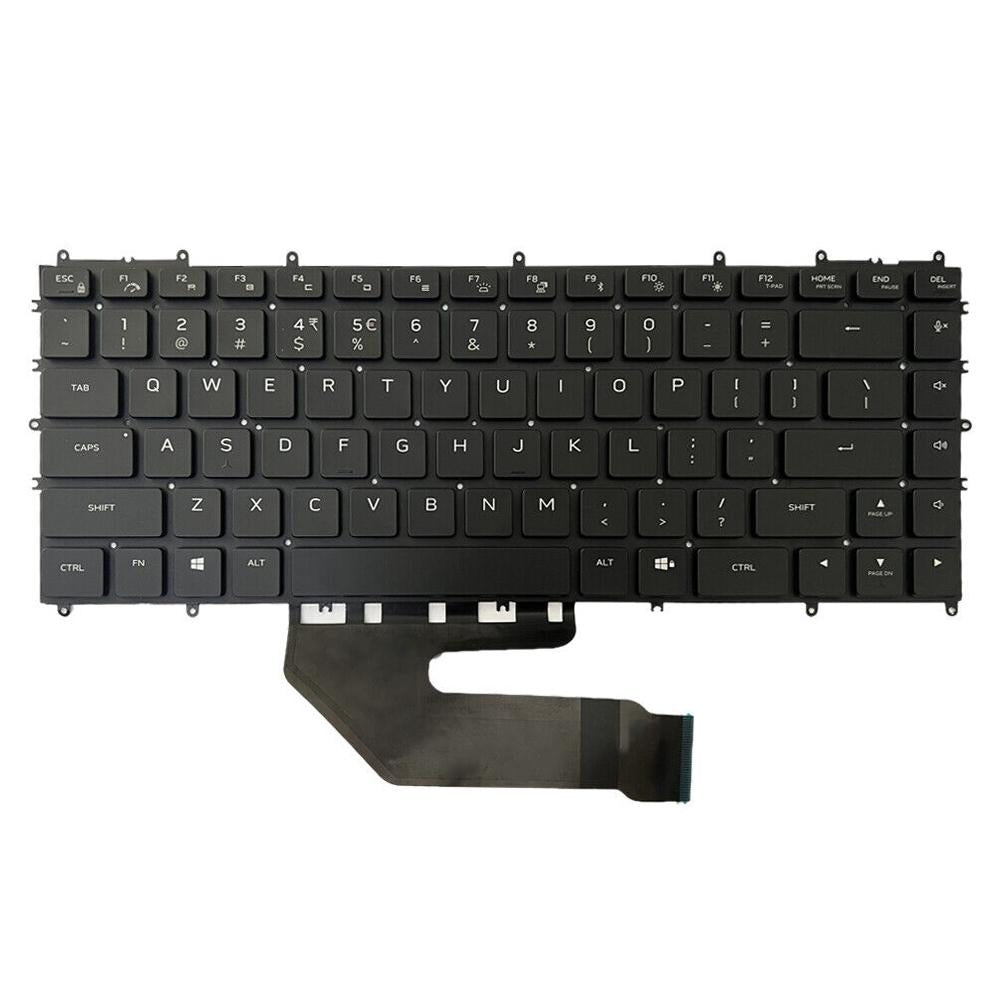 Laptoptoetsenbord met verlichting US-indeling voor Dell Alienware x15 R1 / R2 (zwart)