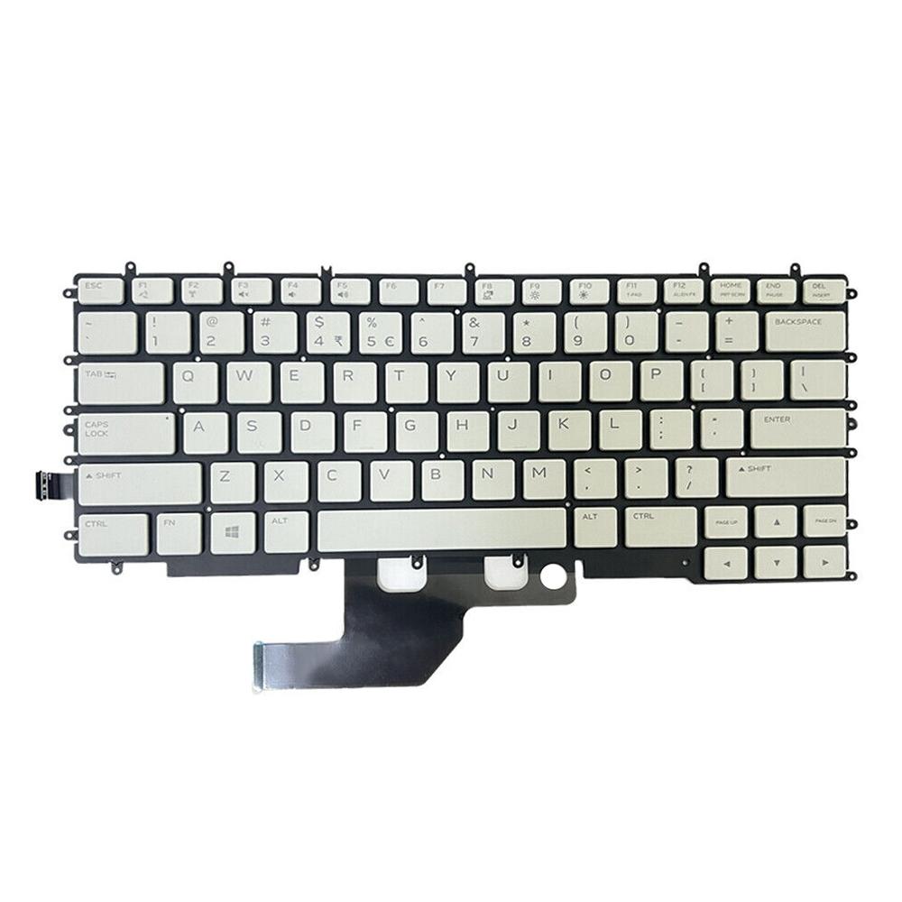 Laptoptoetsenbord met RGB-verlichting US-indeling voor Dell Alienware m15 R3 / R4 (YGFJK PK132VR2B01)