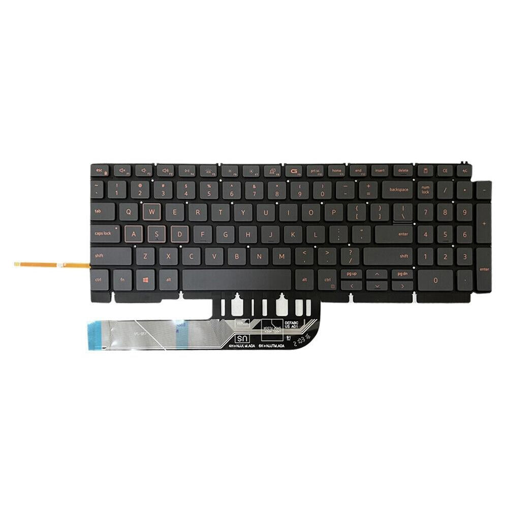 Laptoptoetsenbord met verlichting voor Dell Latitude 7400 / 5400 / 3400 (Spaanse indeling, zwart)