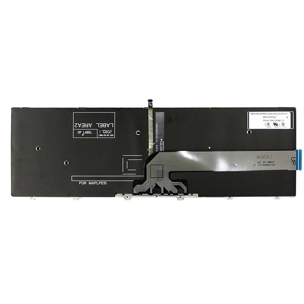 Laptoptoetsenbord met verlichting voor Dell Inspiron 15-3000 / 15-5000 en XPS 15-9550 (rode opdruk)