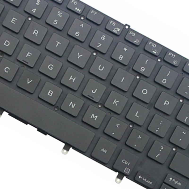Laptoptoetsenbord voor Dell Precision 5510 / XPS 15-9550 / Inspiron 15-7558 (US-indeling, zwart)