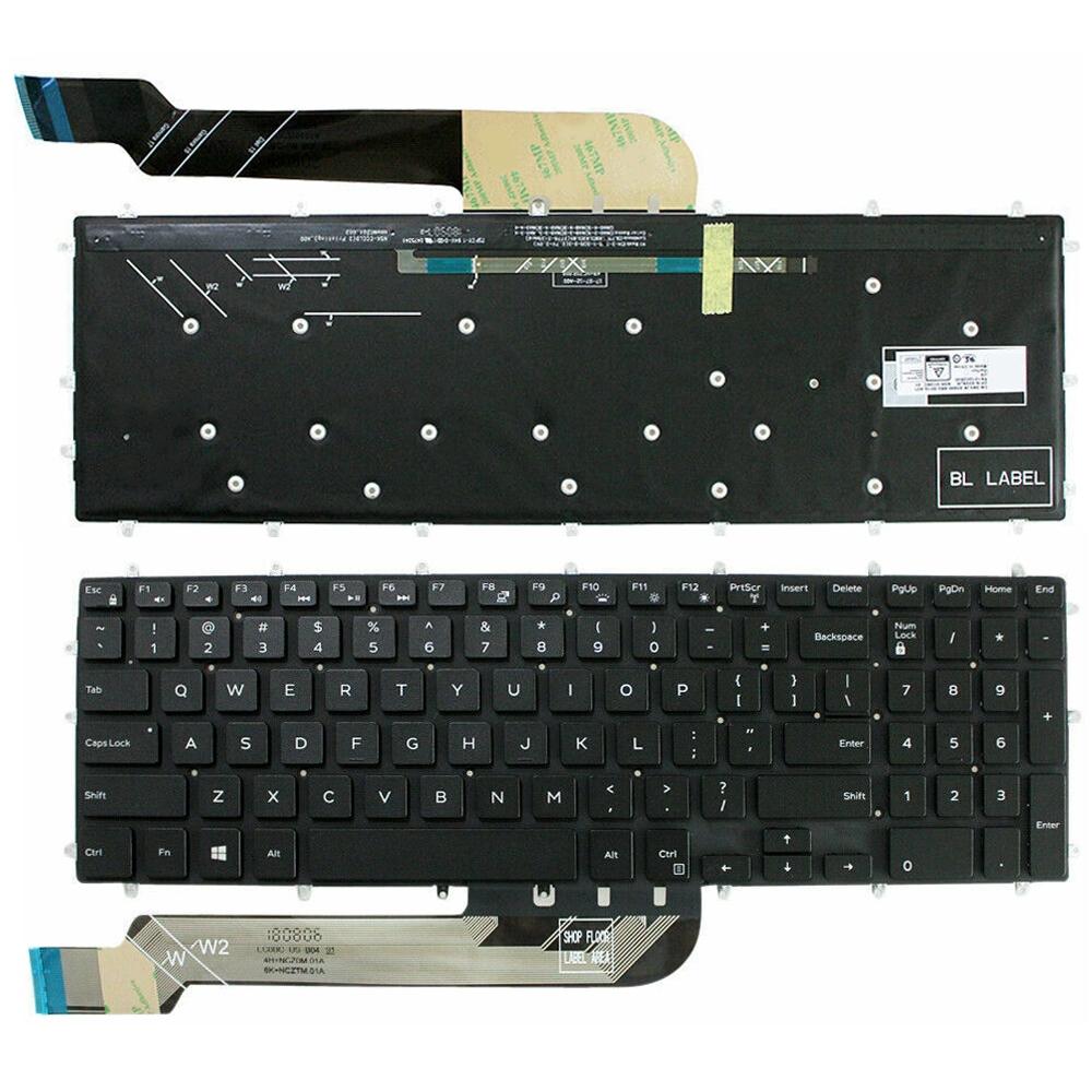 Laptoptoetsenbord voor Dell Inspiron 15-7566 en 17-7000 serie (zwart)