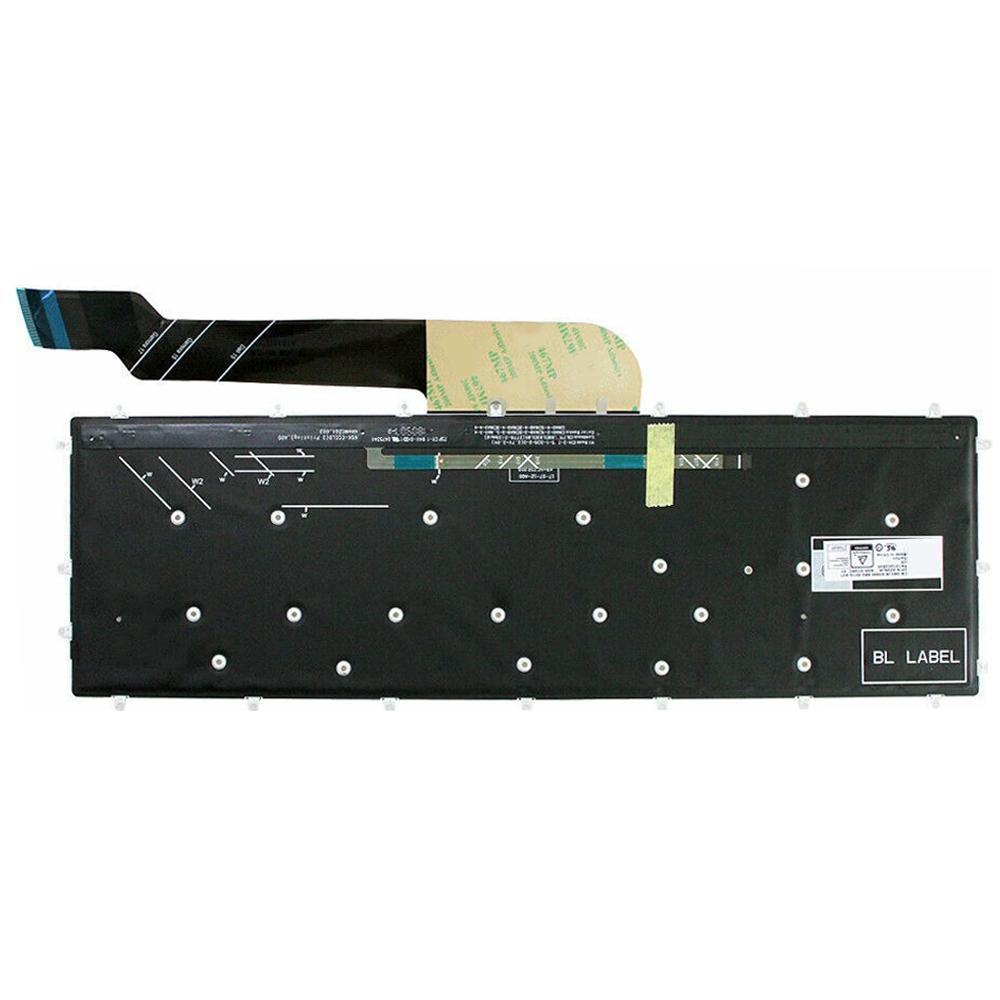 Laptoptoetsenbord voor Dell Inspiron 15-7566 en 17-7000 serie (zwart)