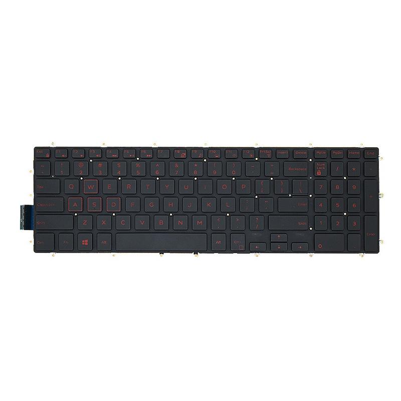Laptoptoetsenbord met verlichting US-indeling voor Dell G3 3579 / 3779, G5 5587 en G7 7588 (rode opdruk)