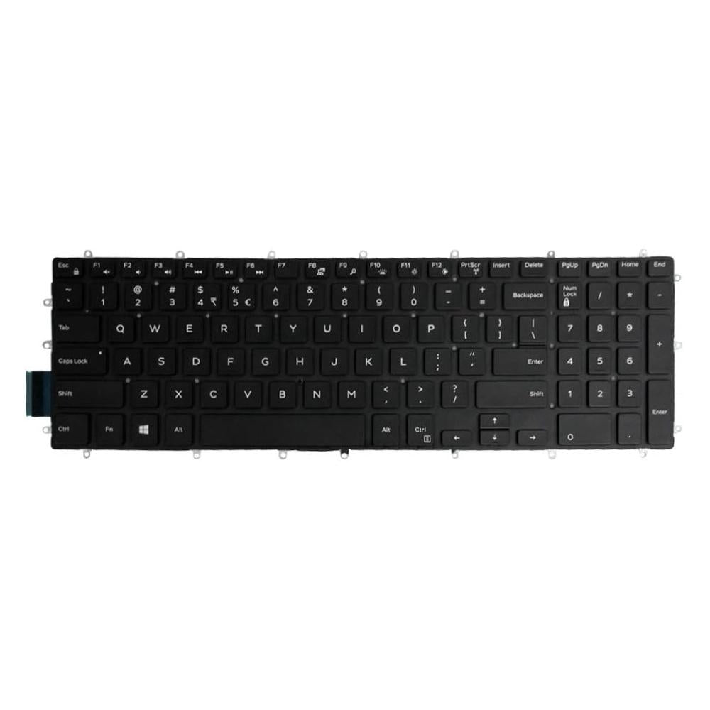 Verlicht laptoptoetsenbord voor Dell G3 3579 / 3779, G5 5587 en G7 7588 (US, witte opdruk)