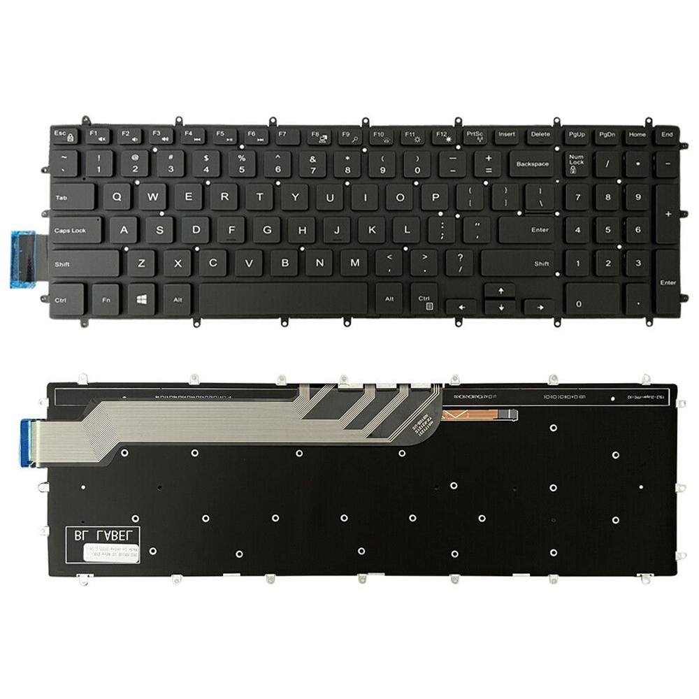 Laptoptoetsenbord voor Dell G3 3579 / 3779, G5 5587 en G7 7588 (US, witte opdruk)