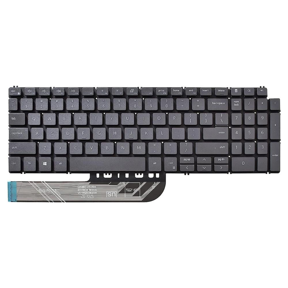 Laptoptoetsenbord US-indeling voor Dell Inspiron 15 7590 / 7591 / 7791 (zwart)