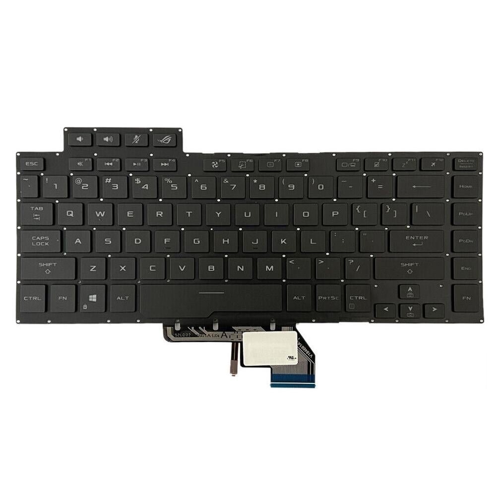 Laptoptoetsenbord met witte verlichting voor Asus ROG GU502G / GU502GV / GU502GU (US-indeling)