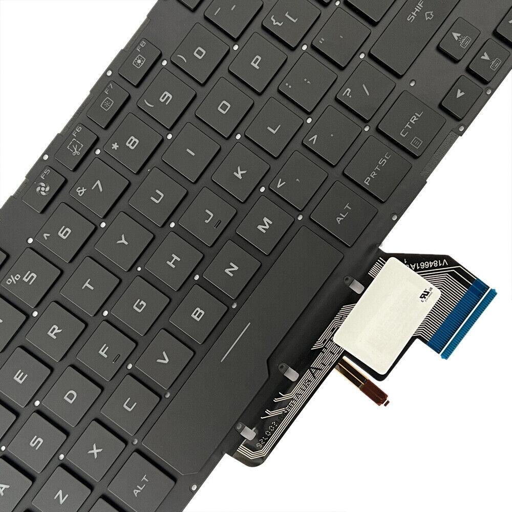 Laptoptoetsenbord met witte verlichting voor Asus ROG GU502G / GU502GV / GU502GU (US-indeling)
