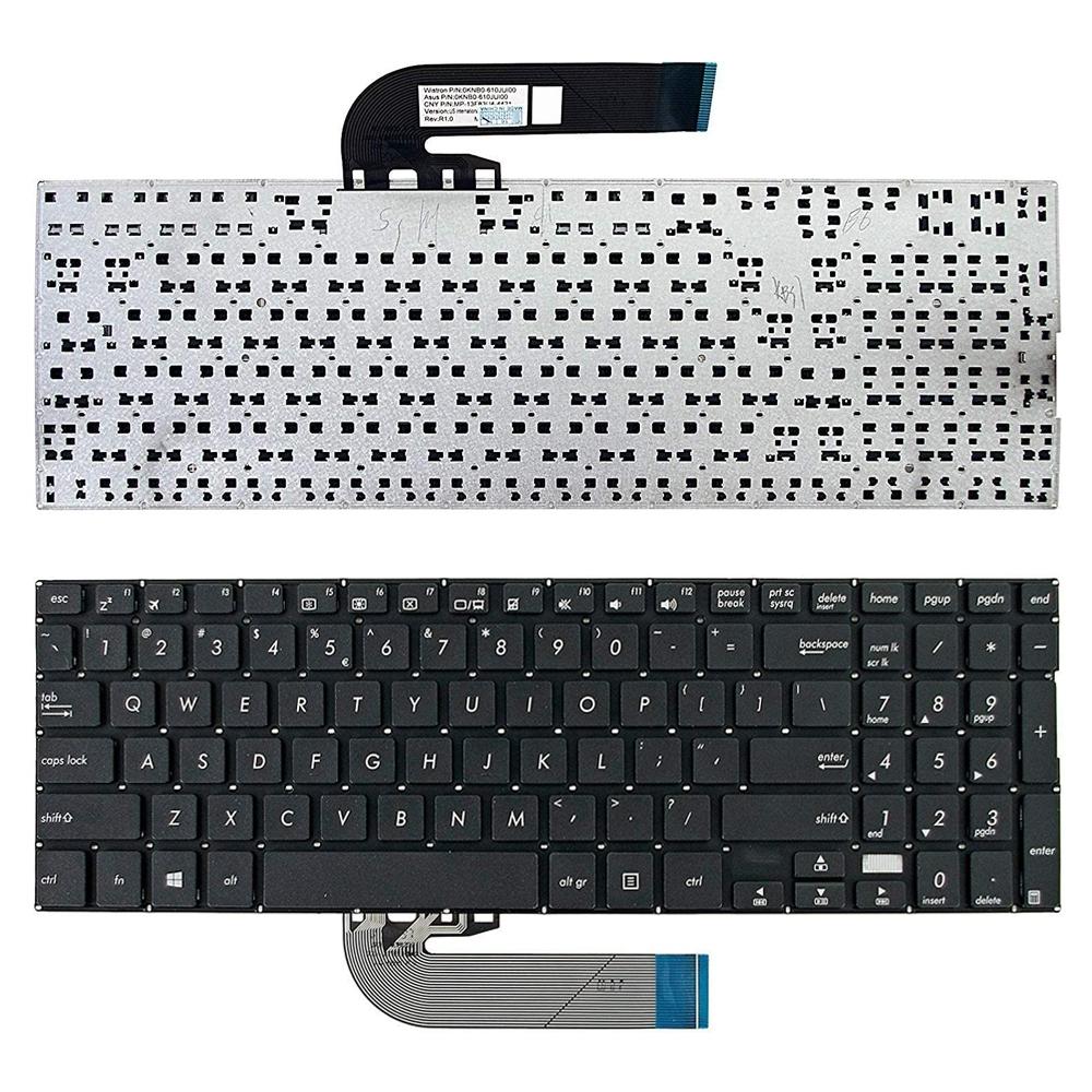 Laptoptoetsenbord voor ASUS TP500 / TP500L / TP500LA / TP500LB / TP500LN (US, zwart)