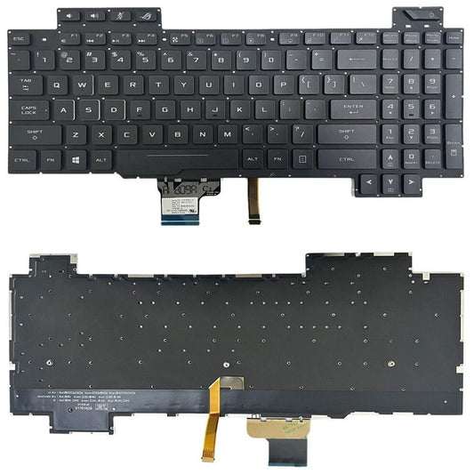 Laptoptoetsenbord met verlichting US-indeling voor ASUS ROG GL504 / GL504GV / GL504GM (zwart)