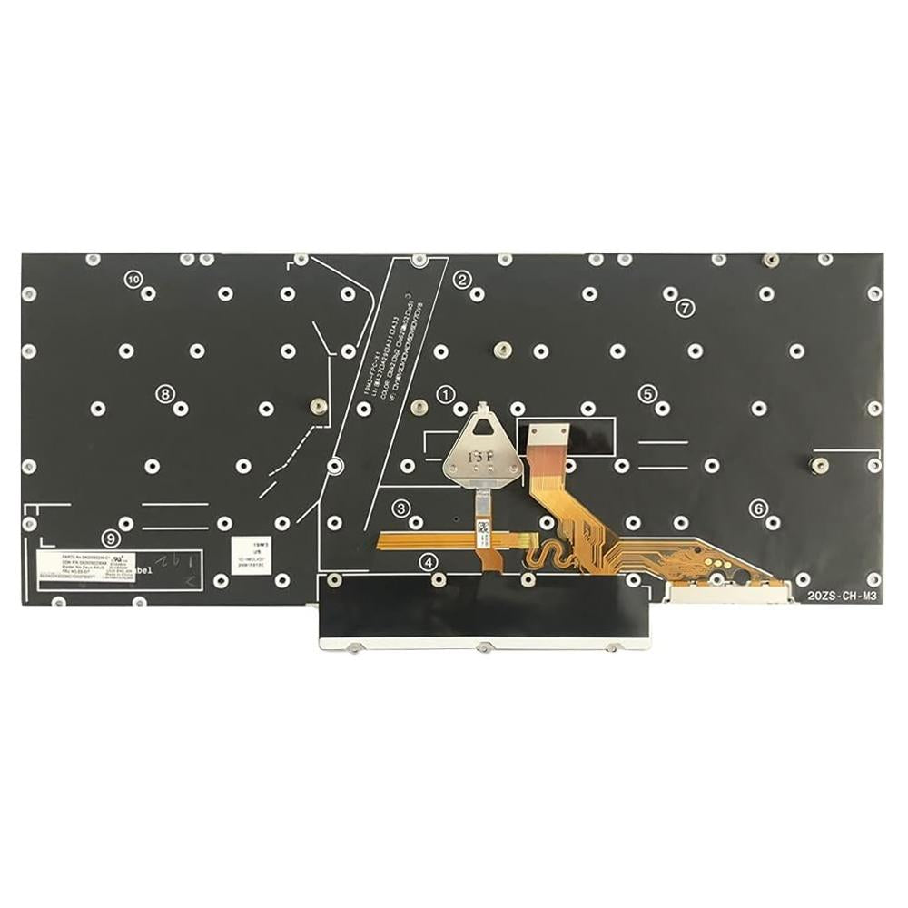 Laptoptoetsenbord met verlichting voor Lenovo ThinkPad X1 Nano (US-indeling)
