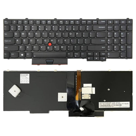 Laptoptoetsenbord met verlichting en TrackPoint voor Lenovo ThinkPad P50, P51, P70 en P71 (US-indeling)
