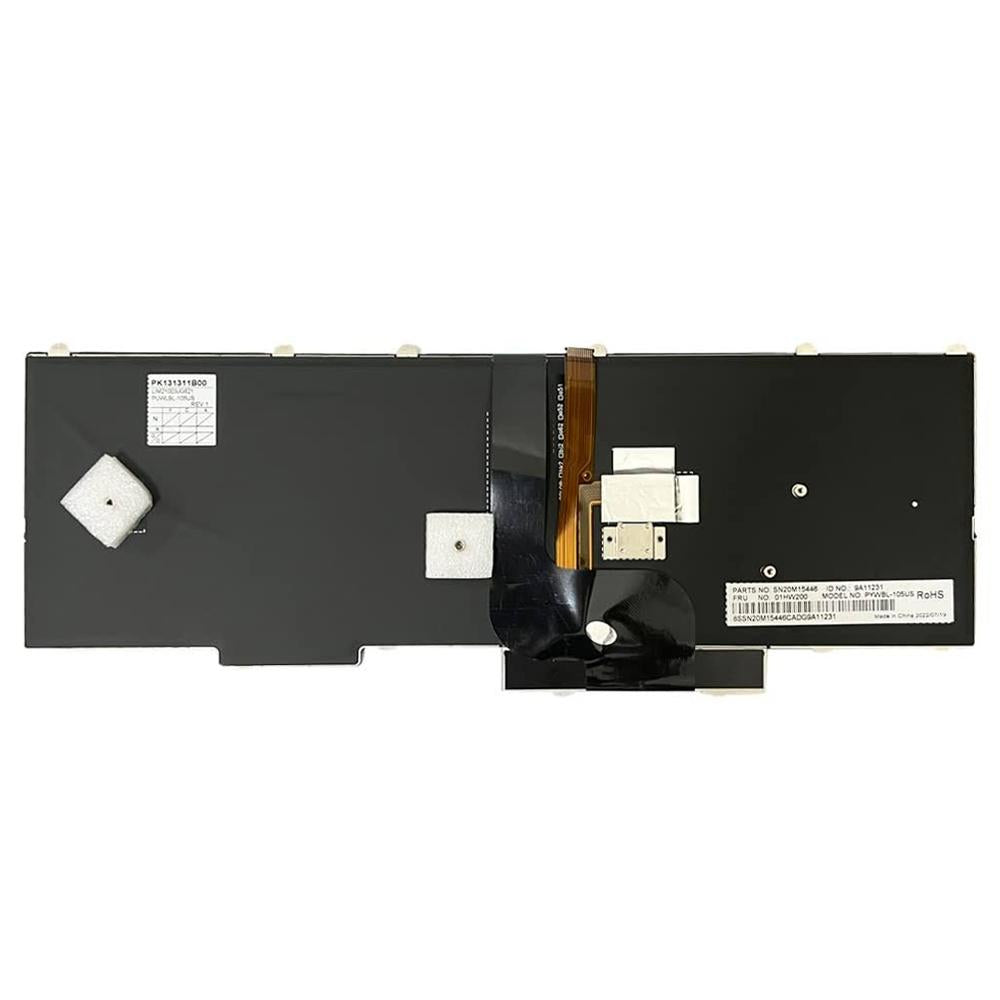 Laptoptoetsenbord met verlichting en TrackPoint voor Lenovo ThinkPad P50, P51, P70 en P71 (US-indeling)