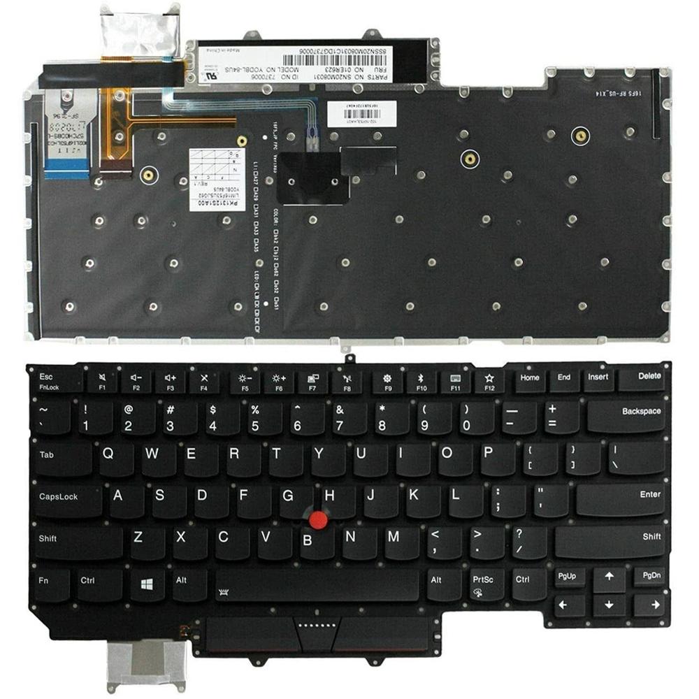 Laptoptoetsenbord voor Lenovo ThinkPad X1 Carbon 2017 5e generatie (US-indeling)
