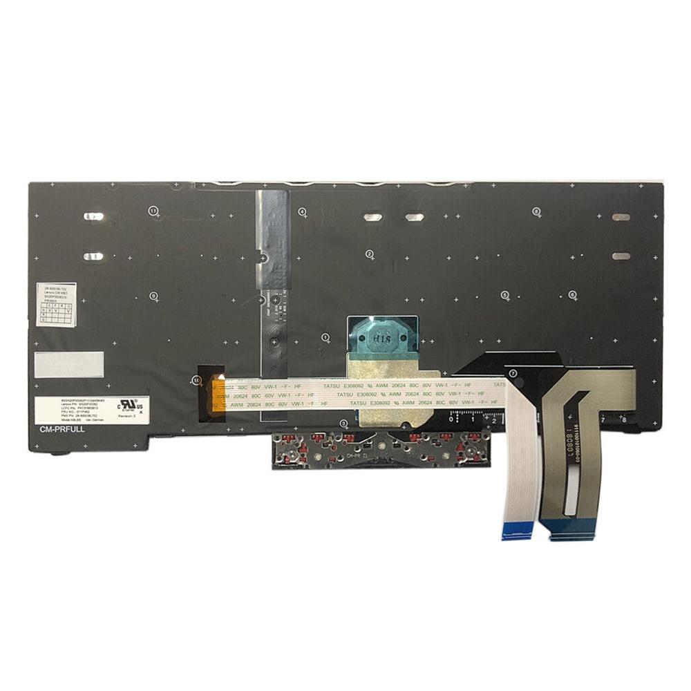 Laptoptoetsenbord voor Lenovo ThinkPad E480 / E485 / T480s / L480 (Duitse indeling)
