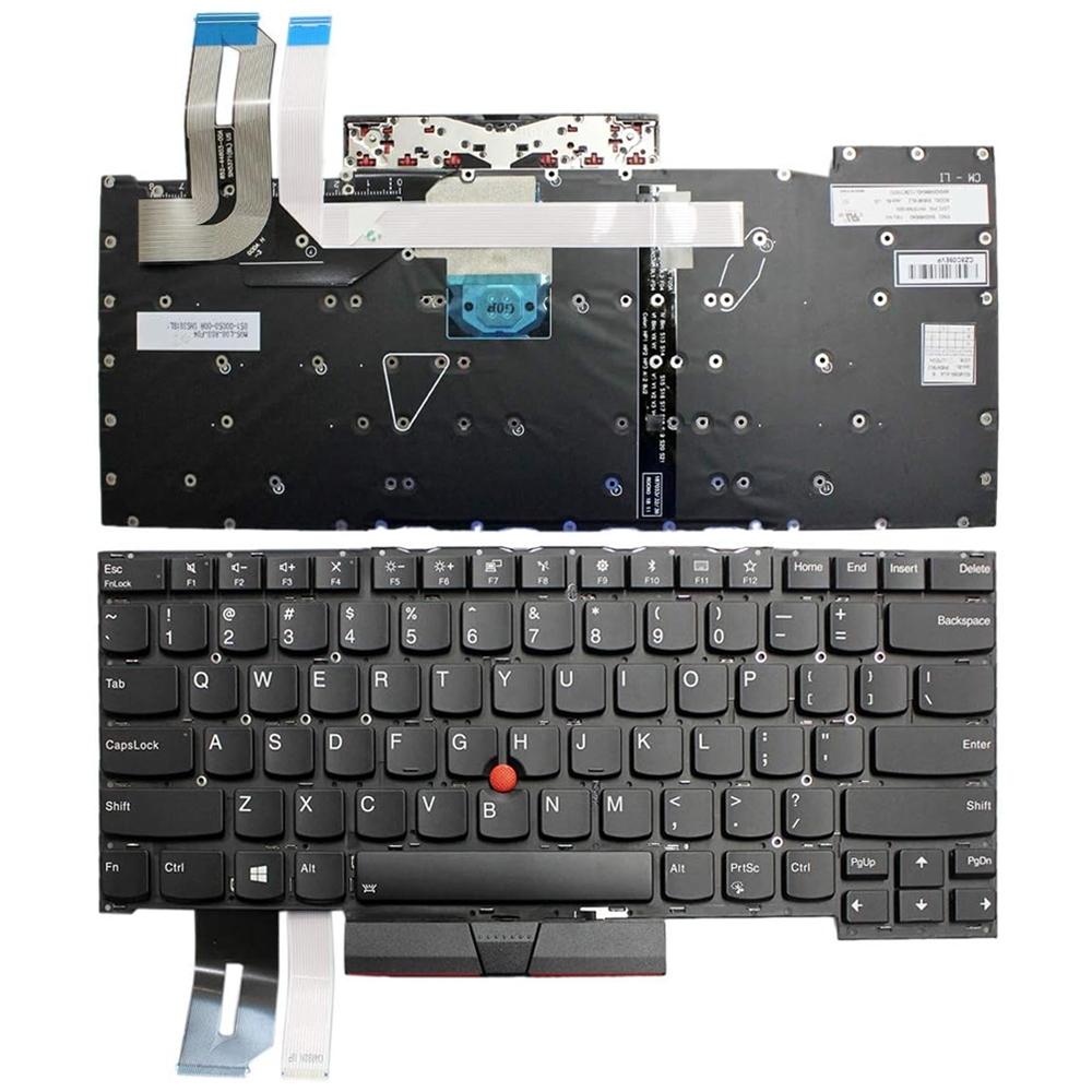 Laptoptoetsenbord voor Lenovo ThinkPad T490s, T495s en E490s (US-indeling)