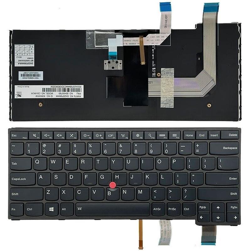 Laptoptoetsenbord met verlichting US-indeling voor Lenovo ThinkPad S3 Yoga 14