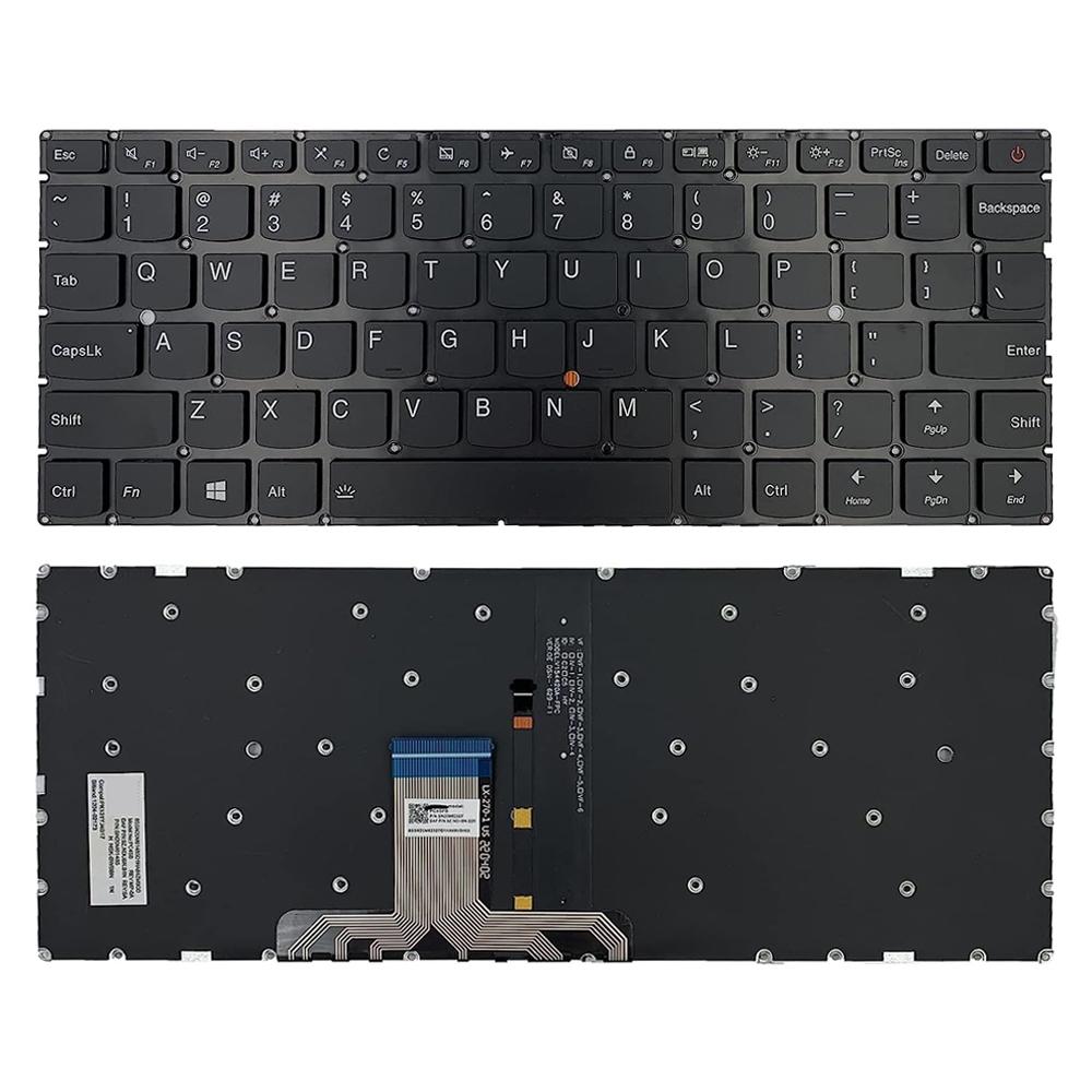 Laptoptoetsenbord met verlichting US-indeling voor Lenovo IdeaPad 710S-13IKB / 710S-13ISK