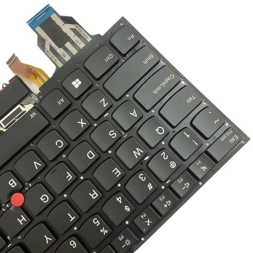 Laptoptoetsenbord met verlichting US-indeling voor Lenovo ThinkPad X1 Carbon (2019 / 2020)