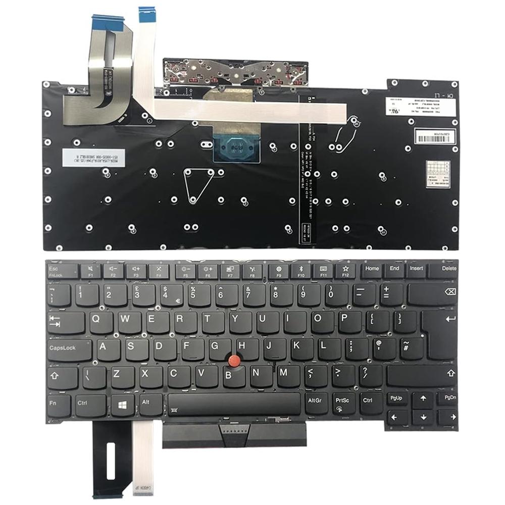 Laptoptoetsenbord voor Lenovo ThinkPad T490s 20NX / 20NY (UK-indeling)