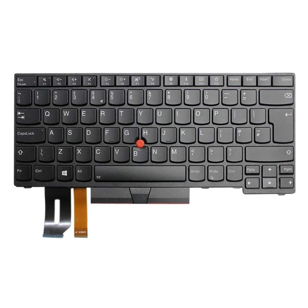 Laptoptoetsenbord met verlichting voor Lenovo ThinkPad T480s, E480 en L480 (Britse indeling)