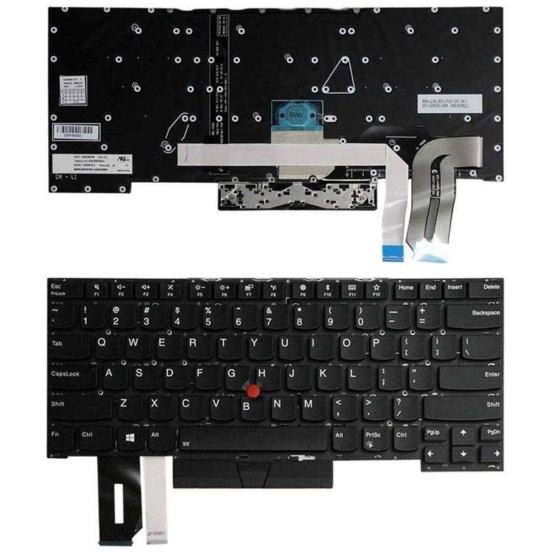 Laptoptoetsenbord met verlichting voor Lenovo ThinkPad P1 en X1 Extreme (US-indeling)