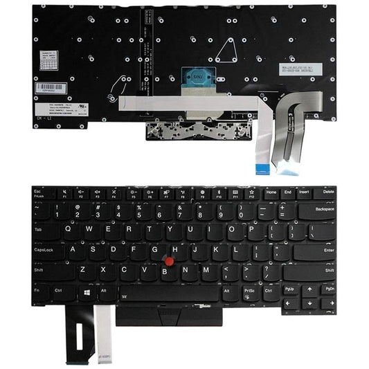 Laptoptoetsenbord met verlichting voor Lenovo ThinkPad P1 en X1 Extreme (US-indeling)
