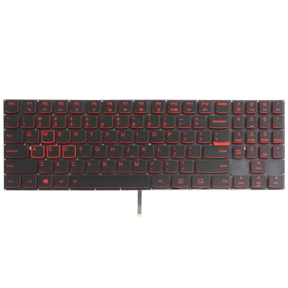 Laptoptoetsenbord met verlichting voor Lenovo Y520 US-indeling (rode opdruk)