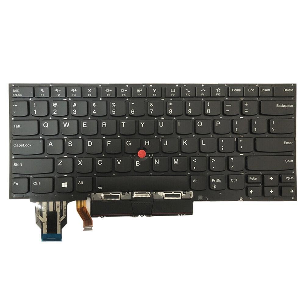Verlicht laptoptoetsenbord voor Lenovo ThinkPad X1 Yoga 4th Gen 20QF (US-indeling, donkergrijs)