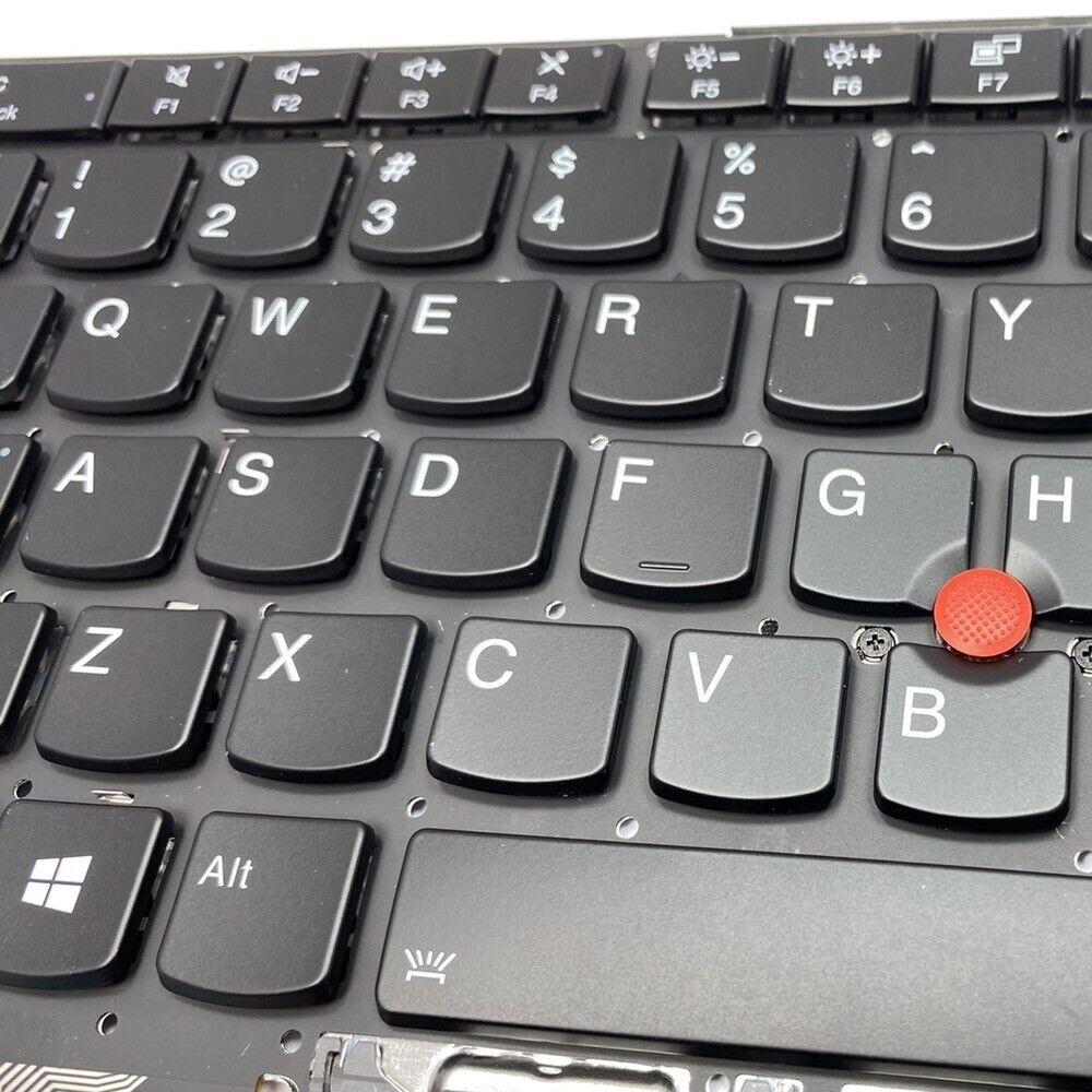 Verlicht laptoptoetsenbord voor Lenovo ThinkPad X1 Yoga 5th Gen 20UB (US-indeling, donkergrijs)