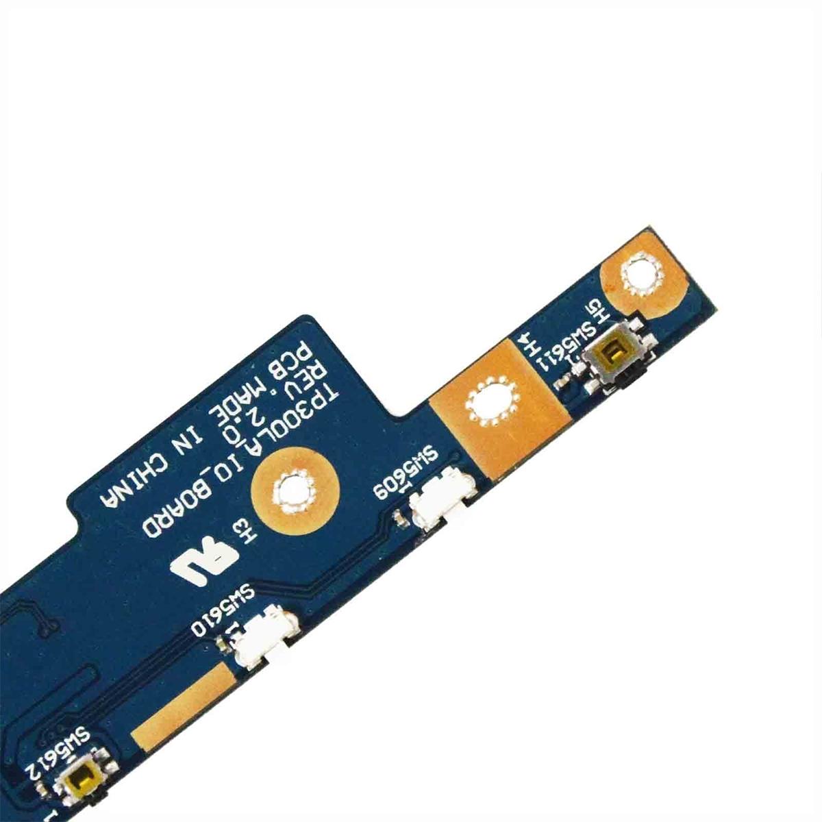 Aan/uit-knopprint met USB-poort en kaartlezer voor Asus TP300 / Q302