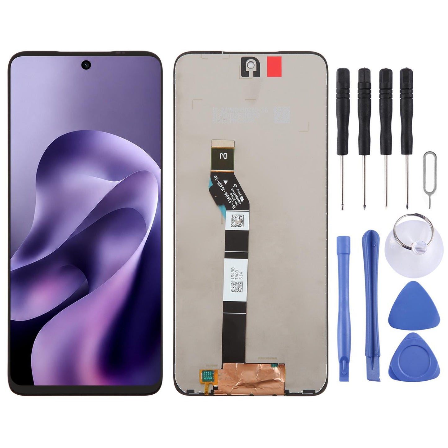 Display unit LCD voor Motorola Moto G17 (zonder frame)