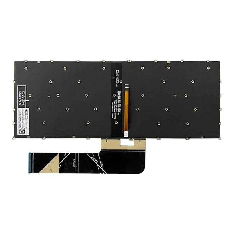 Laptoptoetsenbord met verlichting voor Lenovo IdeaPad 5 en Yoga Slim 7 Pro, F10 met slotpictogram (Zwart)