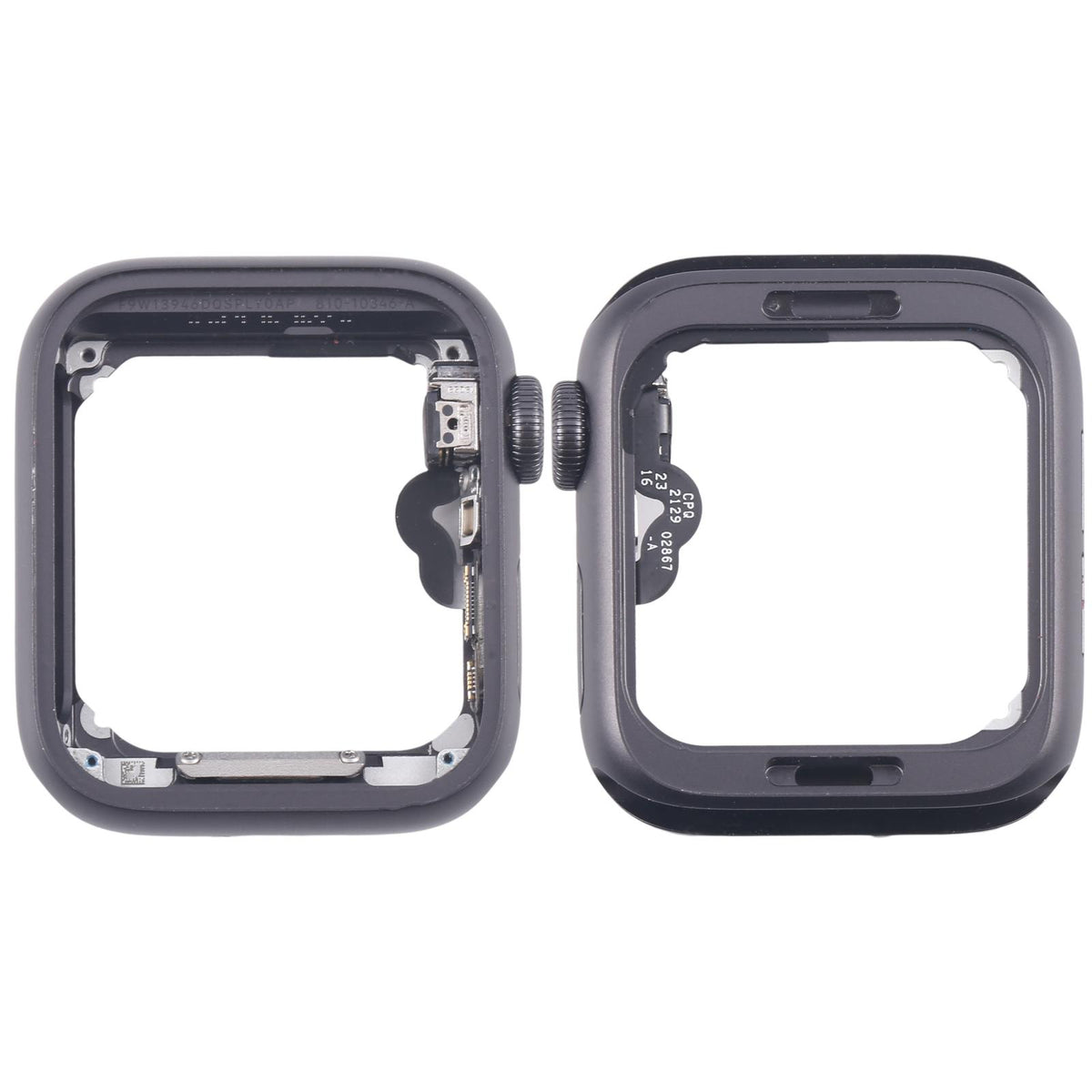 Middenframe met Digital Crown-flexkabel voor Apple Watch Series 4 40mm (LTE) (grijs)