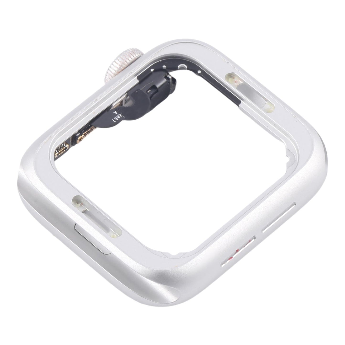 Middenframe met kroon-flexkabel voor Apple Watch SE (2020) 40mm LTE (zilver)