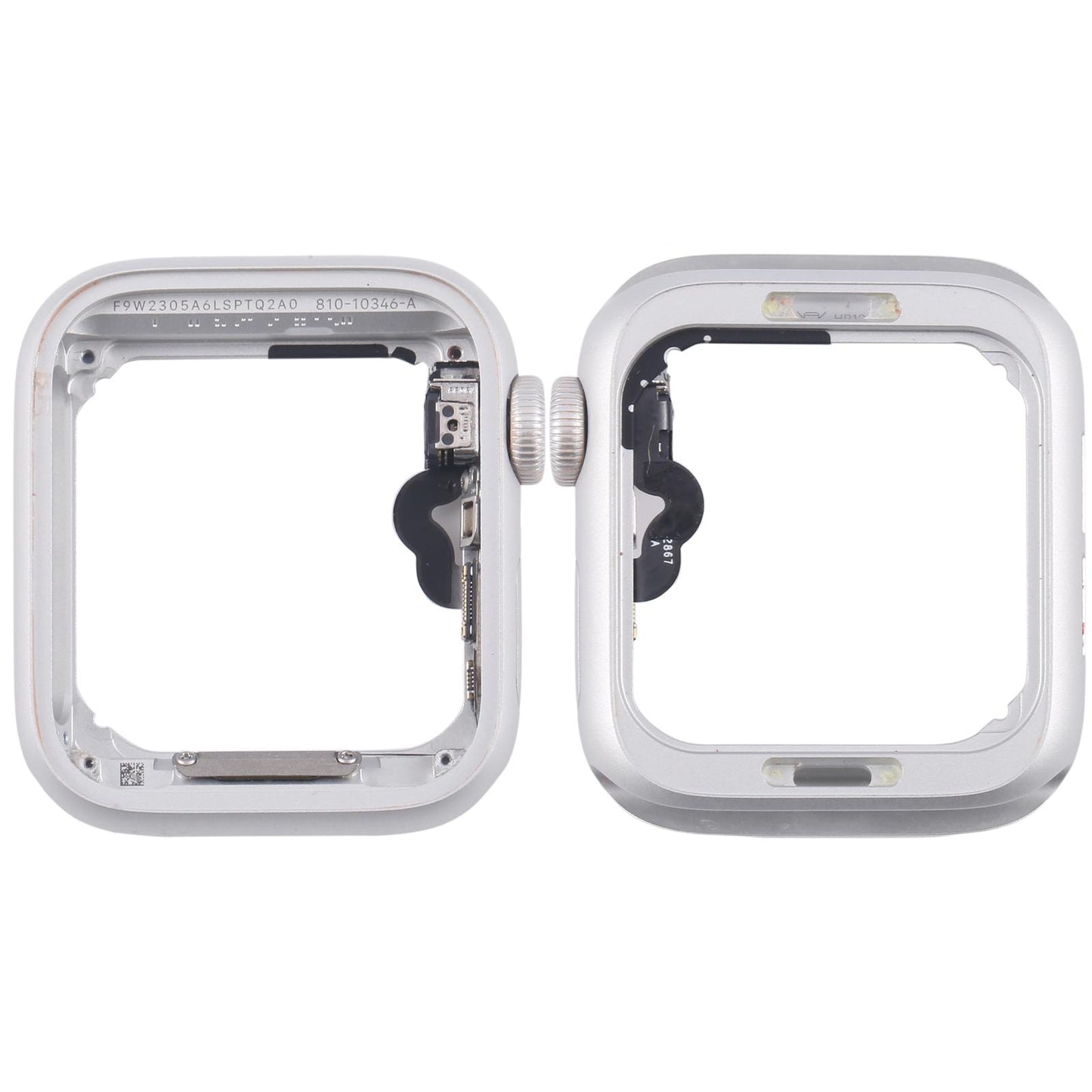 Middenframe met kroon-flexkabel voor Apple Watch Series 5 44mm LTE (zilver)