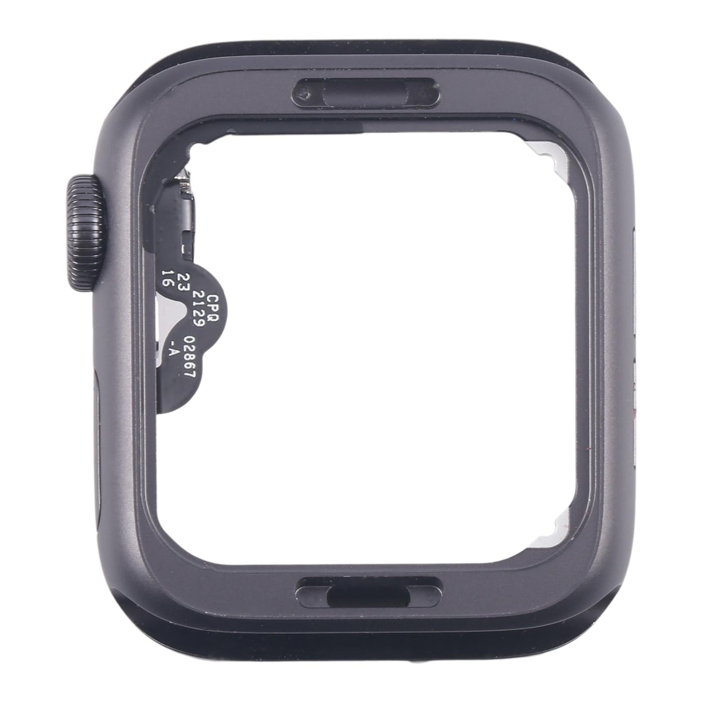 Middenframe met kroon-flexkabel voor Apple Watch SE 2020 44mm LTE (grijs)