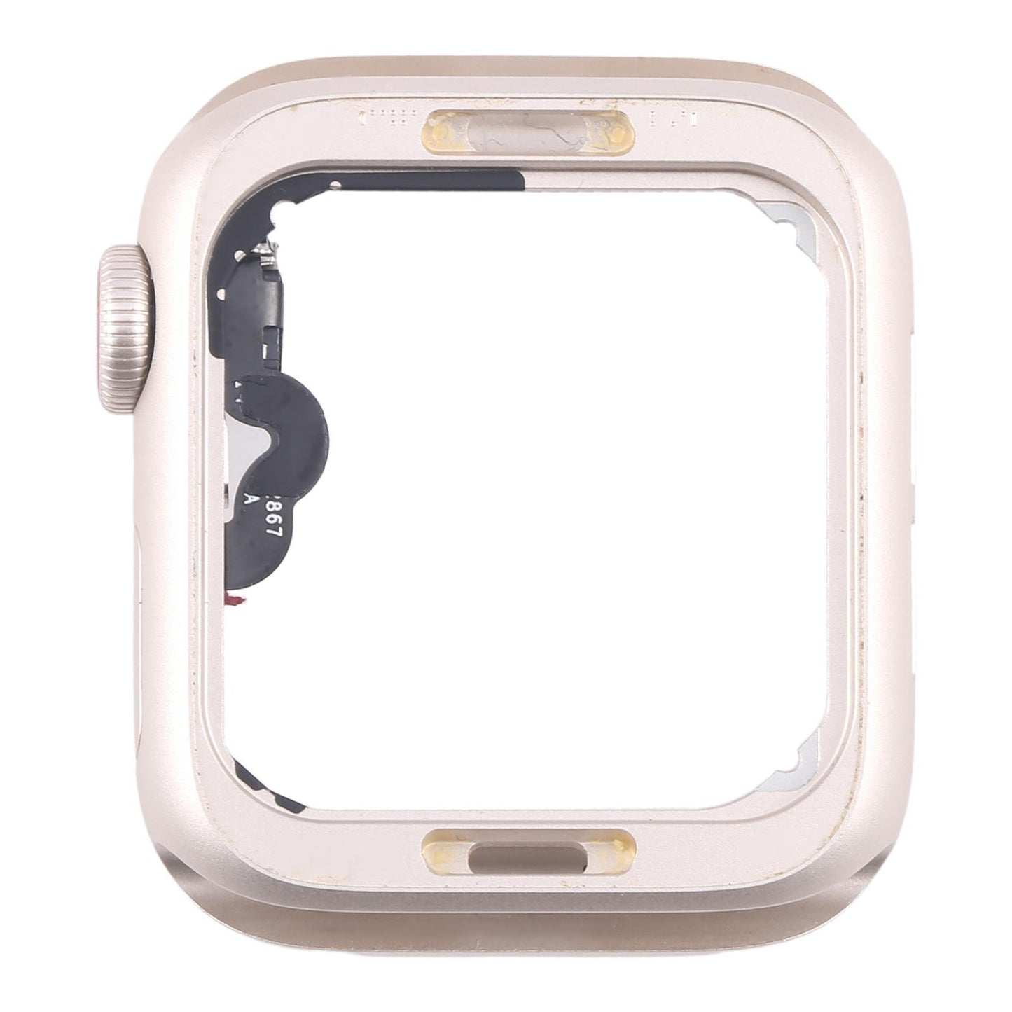 Middenframe met kroon-flexkabel voor Apple Watch SE (2022) 40mm LTE (sterrenlicht)