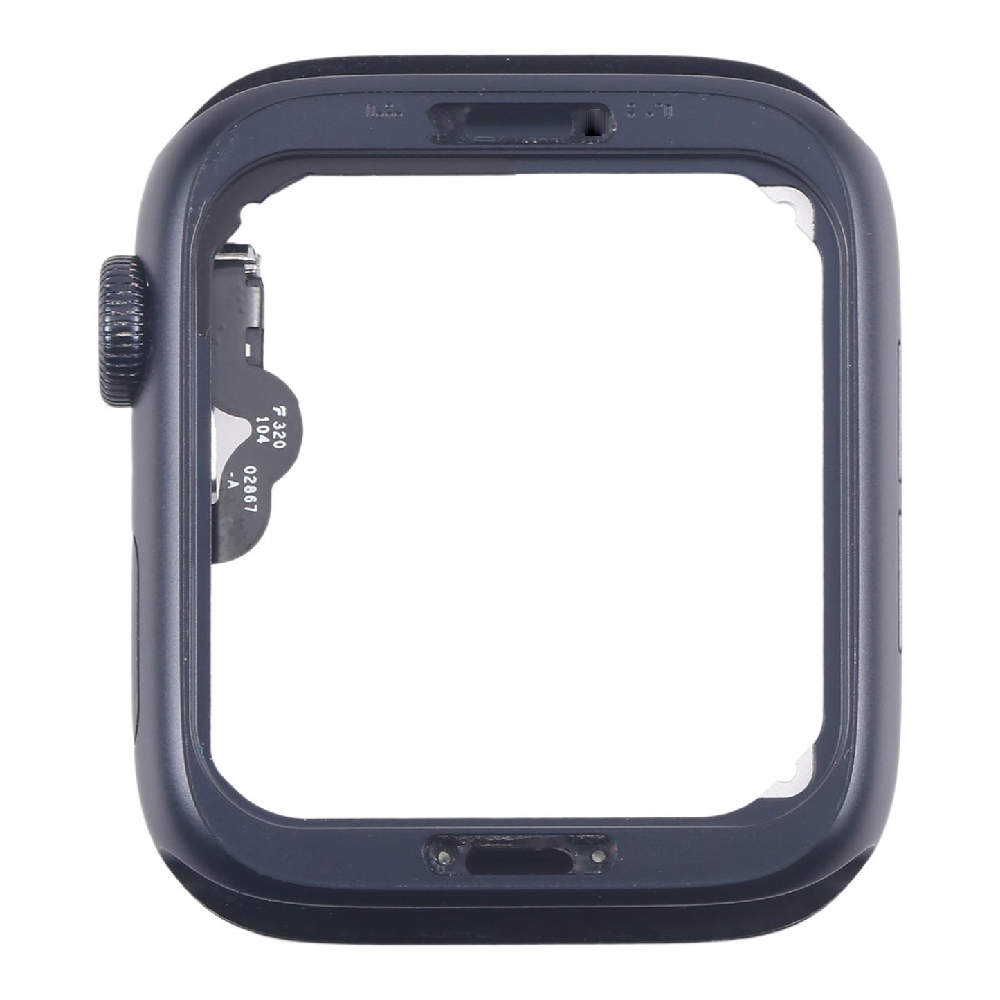 Middenframe met kroon-flexkabel voor Apple Watch SE 2022 40mm GPS (middernacht)